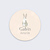Sticker naissance Petit Lapin Recto
