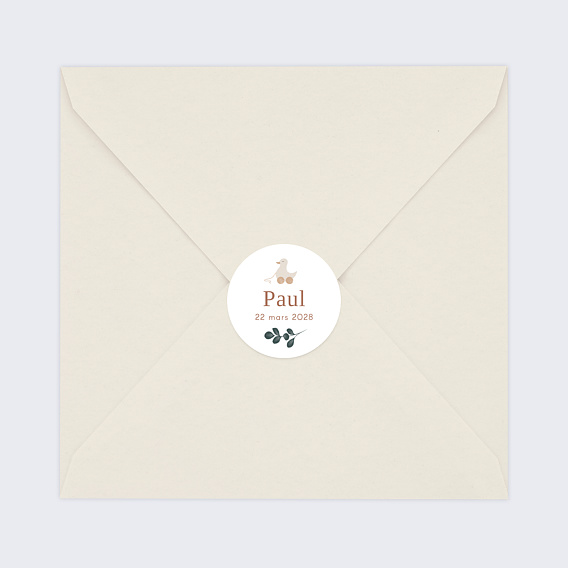 Sticker naissance Jouet bébé Après 4