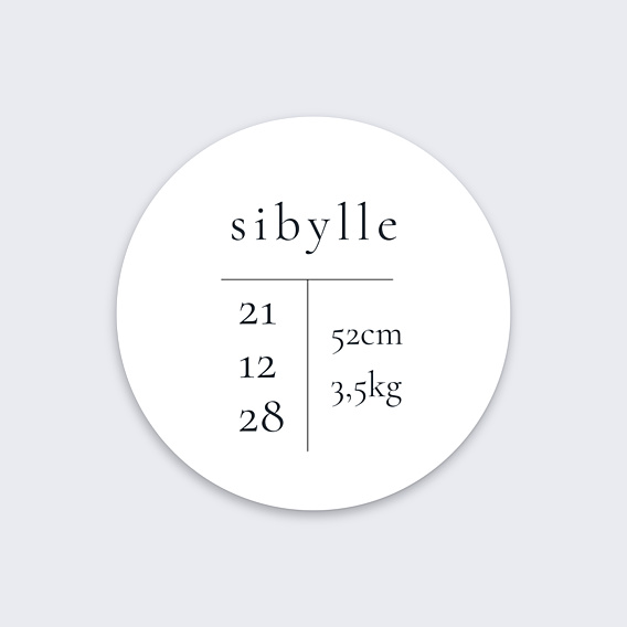 Sticker naissance Certificat