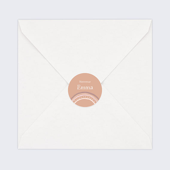 Sticker naissance Arc-en-Ciel Après 4