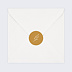 Sticker Naissance Romantique Ambre