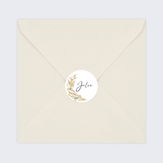 Sticker naissance Bohemia Après 4