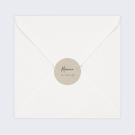 Sticker naissance Esprit Chiné Après 4