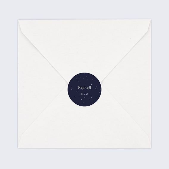 Sticker naissance Cosmos Après 4