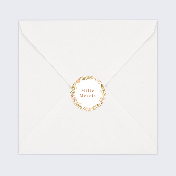 Sticker naissance Couronne Tropicale Après 4