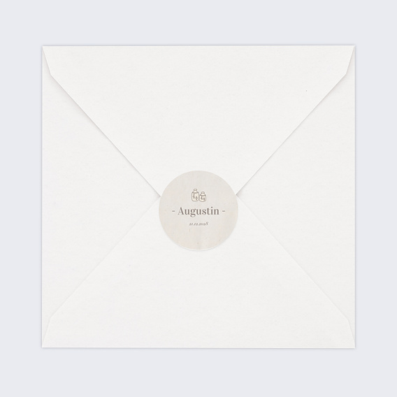 Sticker naissance Douceur de Lin Après 4