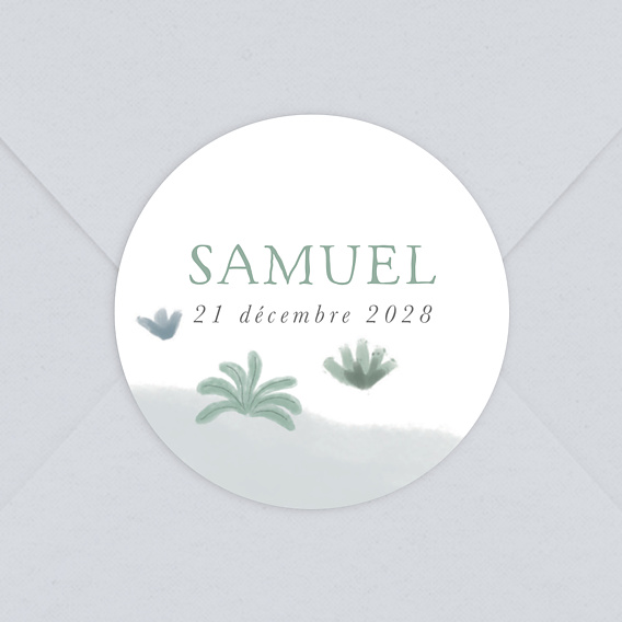 Sticker naissance Grand Dino Après 4