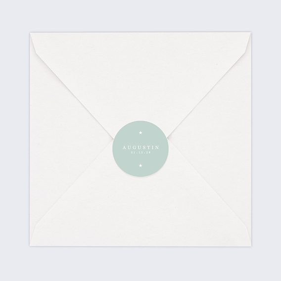 Sticker naissance Montgolfière Après 4