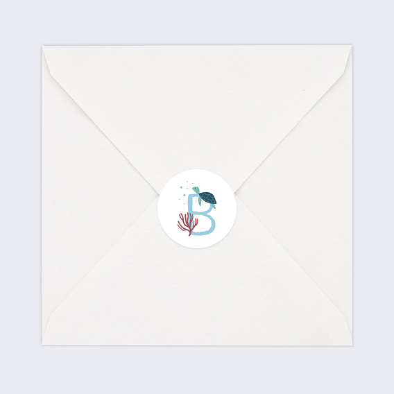 Sticker naissance Sous l'Océan Après 4