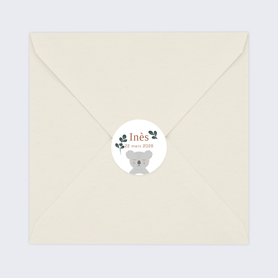 Sticker naissance Univers bébé  Après 4
