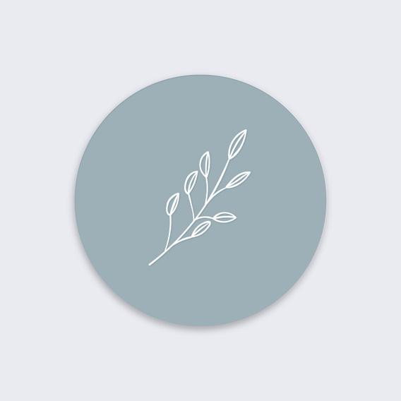 Sticker Naissance Romantique Pastel
