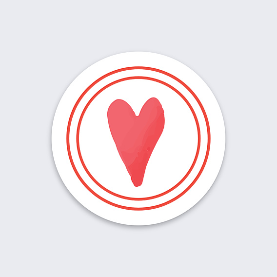 Sticker Naissance Coeur