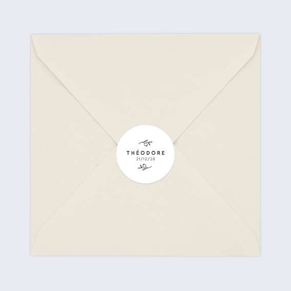 Sticker naissance Tampon Garden Après 4