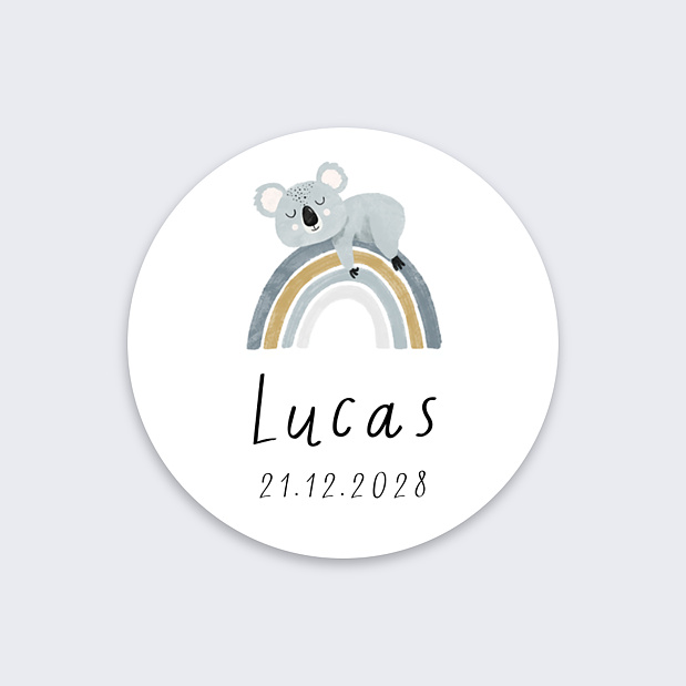 Sticker Naissance Koala