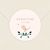 Sticker naissance Augustine