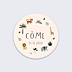 Sticker Naissance Animaux de la Jungle
