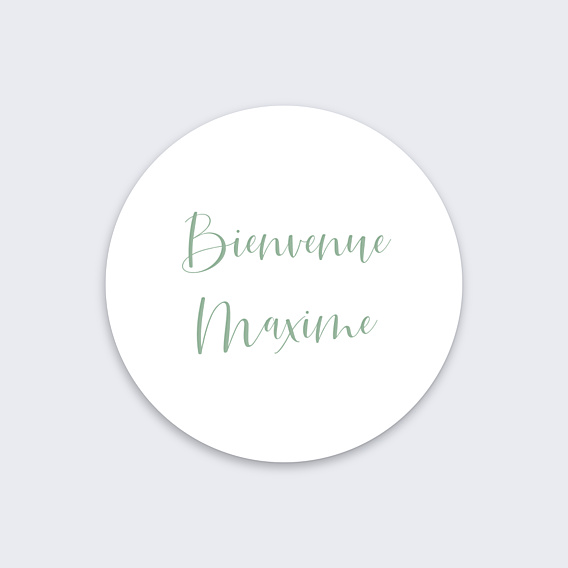 Sticker Naissance Cinématic