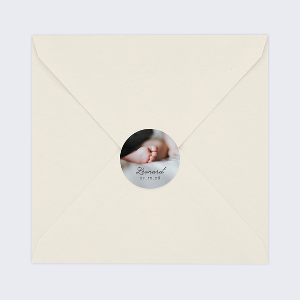 Sticker Naissance Manuscrite