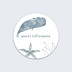 Sticker naissance Petite Baleine Recto