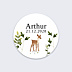 Sticker Naissance Biche