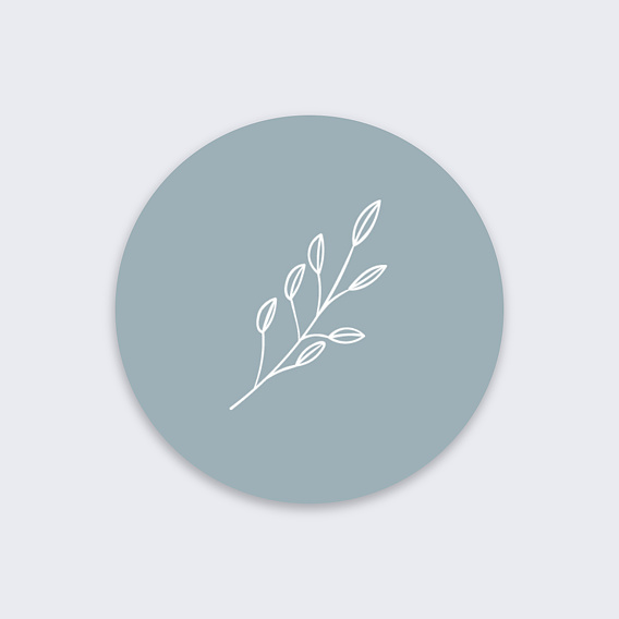 Sticker Naissance Romantique Pastel