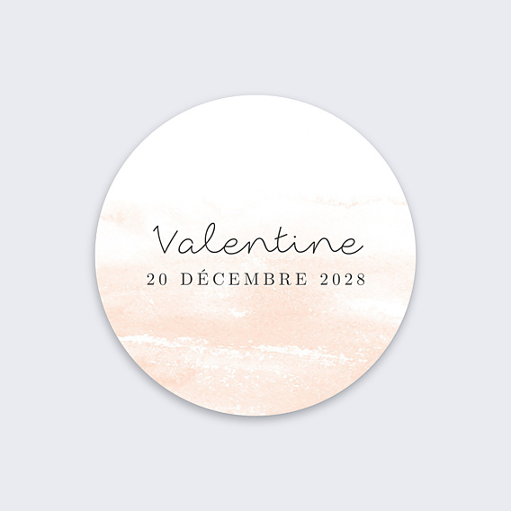 Sticker Naissance Brume