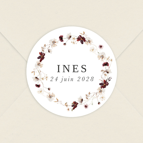 Sticker naissance Jardin Sauvage Après 1