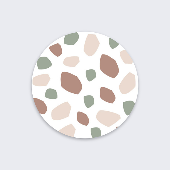 Sticker naissance Argile  Recto