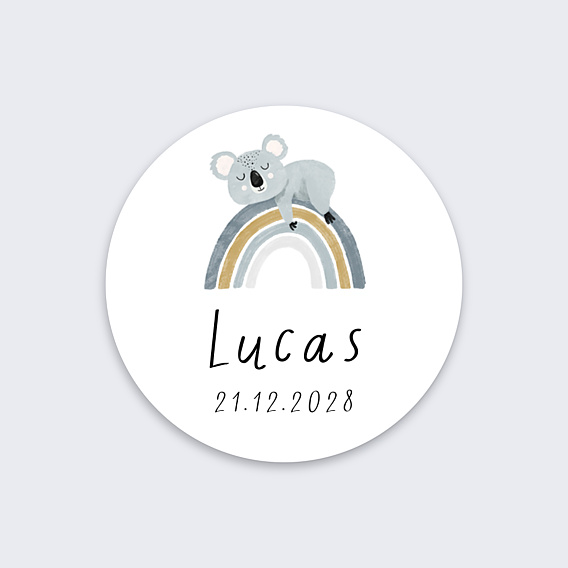 Sticker Naissance Koala