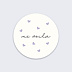 Sticker naissance Cœur Lilas