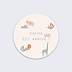 Sticker naissance Jungle Originale