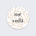 Sticker naissance Me Voilà Recto