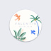 Sticker naissance Nature Tropicale Recto