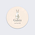 Sticker Naissance Petit Lapin