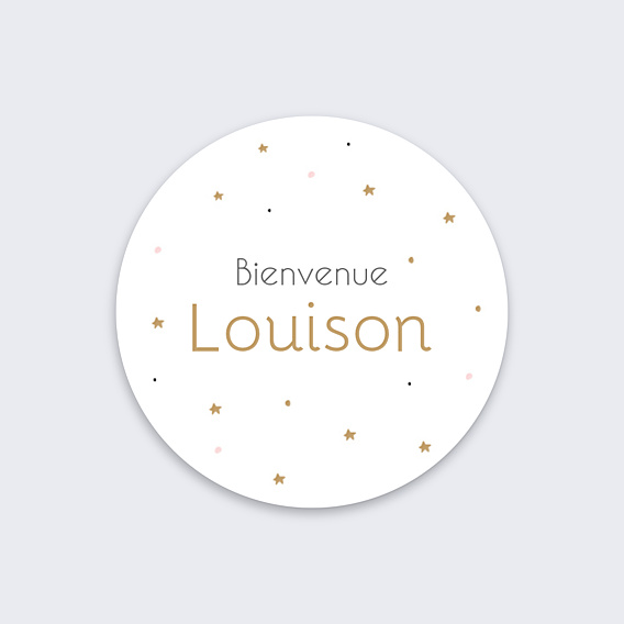 Sticker Naissance Petite Princesse