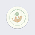 Sticker Naissance Chat