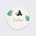 Sticker naissance Petite Jungle Recto