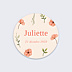 Sticker Naissance Fleurs