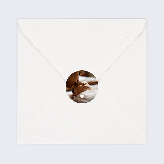 Sticker Naissance Joli Cœur