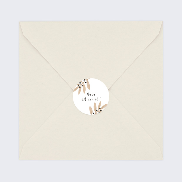 Sticker Naissance Bébé est Arrivé