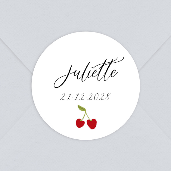 Sticker naissance Fleurs et fruits Après 1