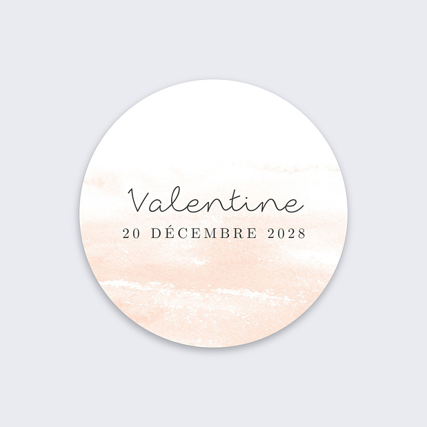 Sticker Naissance Brume Recto