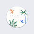 Sticker Naissance Nature Tropicale