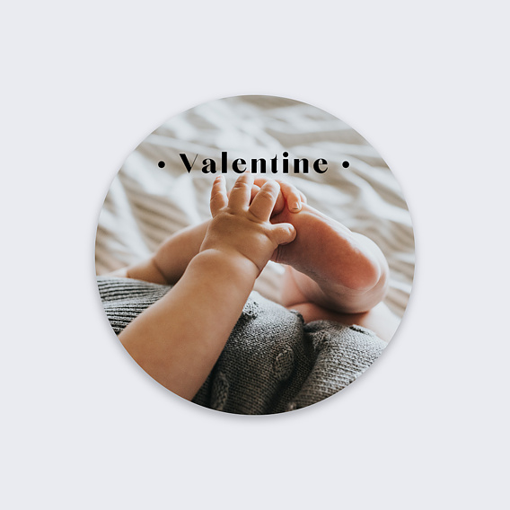 Sticker Naissance Minimaliste