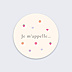 Sticker Naissance Petit Motif Coloré