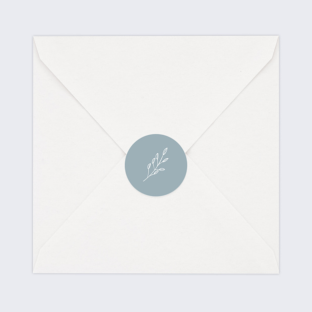 Sticker Naissance Romantique Pastel