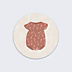 Sticker Naissance Petits Vêtements Fille