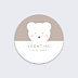 Sticker Naissance Petit Ourson