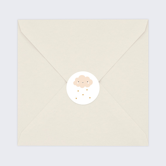 Sticker naissance Petit Nuage Après 4