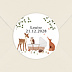 Sticker Naissance Forêt Enchantée